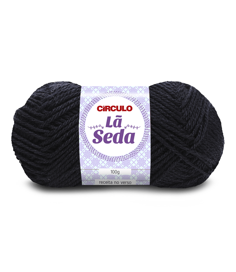 Círculo La Seda yarn, blend of 70% acrylic and 30% wool (100g/166m)