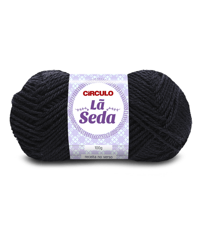 Círculo La Seda yarn, blend of 70% acrylic and 30% wool (100g/166m)