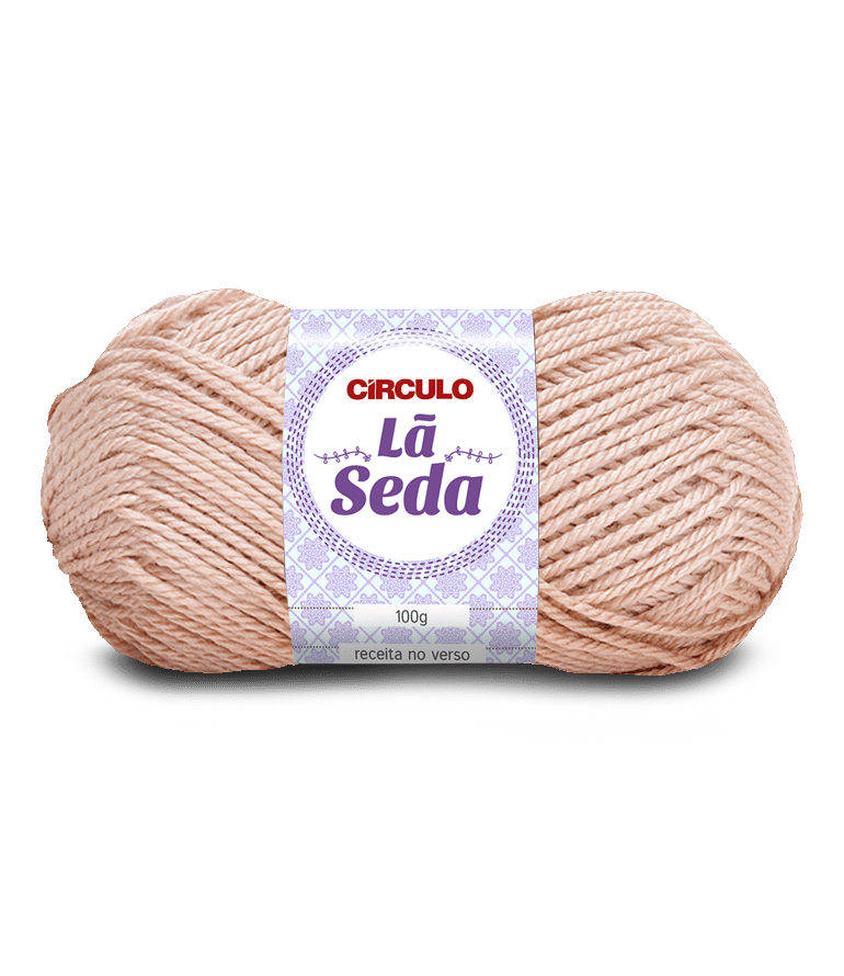 Círculo La Seda yarn, blend of 70% acrylic and 30% wool (100g/166m)