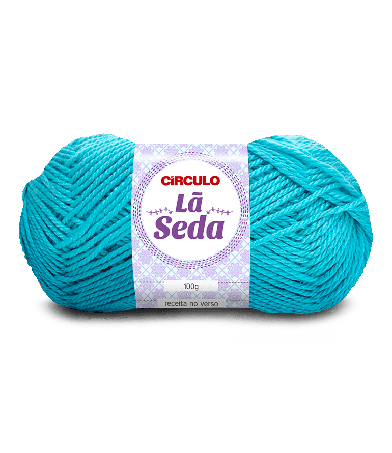 Círculo La Seda yarn, blend of 70% acrylic and 30% wool (100g/166m)