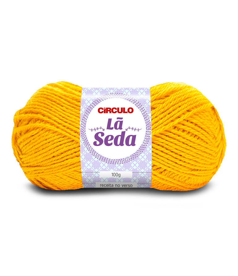 Círculo La Seda yarn, blend of 70% acrylic and 30% wool (100g/166m)