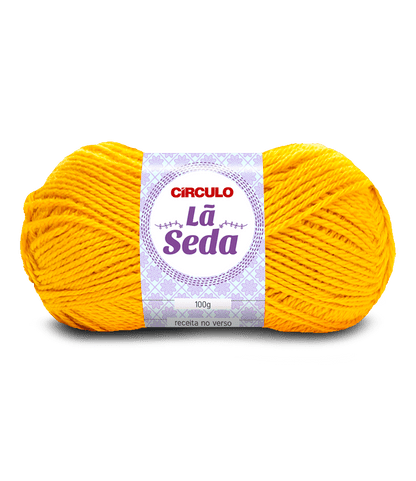 Círculo La Seda yarn, blend of 70% acrylic and 30% wool (100g/166m)