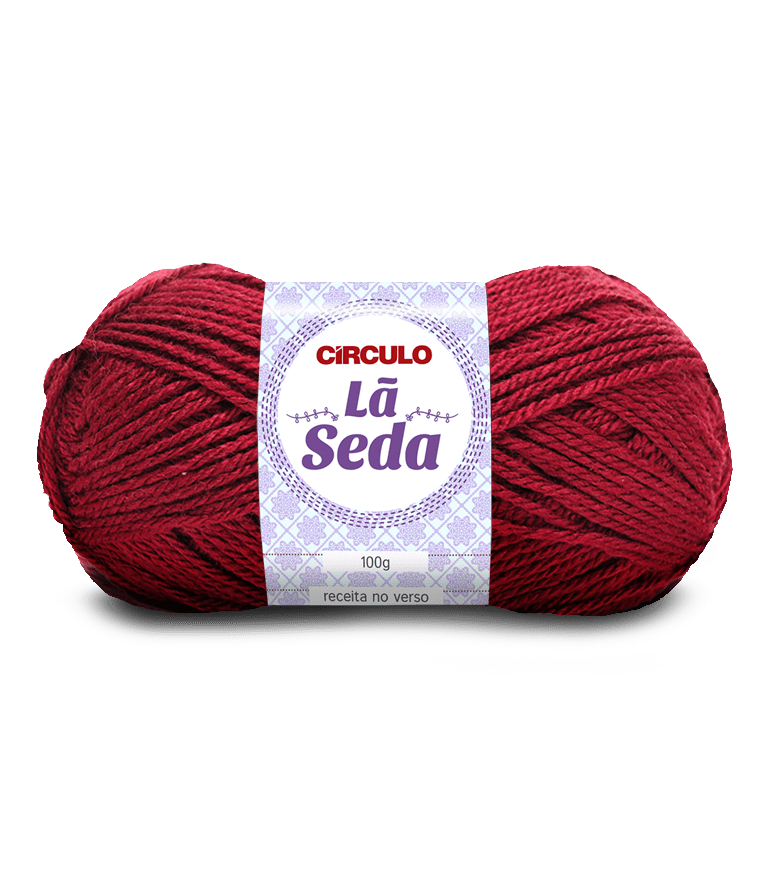 Círculo La Seda yarn, blend of 70% acrylic and 30% wool (100g/166m)