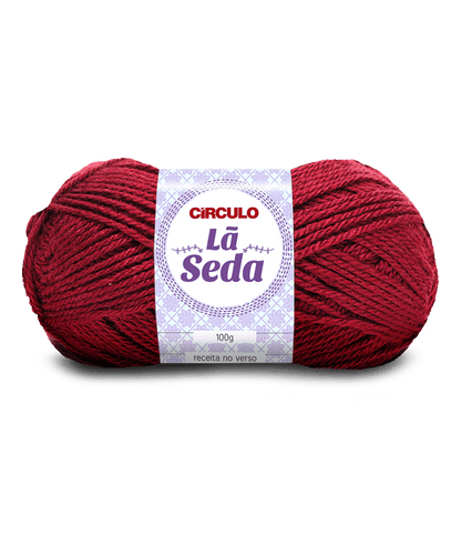 Círculo La Seda yarn, blend of 70% acrylic and 30% wool (100g/166m)