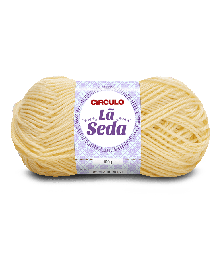Círculo La Seda yarn, blend of 70% acrylic and 30% wool (100g/166m)