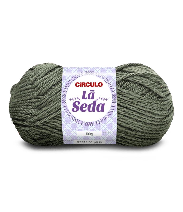 Círculo La Seda yarn, blend of 70% acrylic and 30% wool (100g/166m)