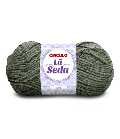 Círculo La Seda yarn, blend of 70% acrylic and 30% wool (100g/166m)