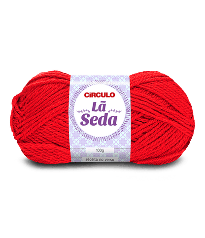 Círculo La Seda yarn, blend of 70% acrylic and 30% wool (100g/166m)