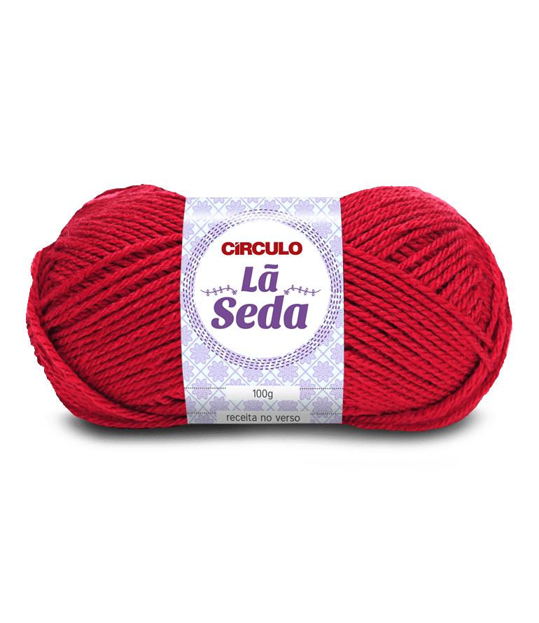 Círculo La Seda yarn, blend of 70% acrylic and 30% wool (100g/166m)