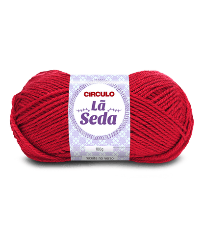 Círculo La Seda yarn, blend of 70% acrylic and 30% wool (100g/166m)