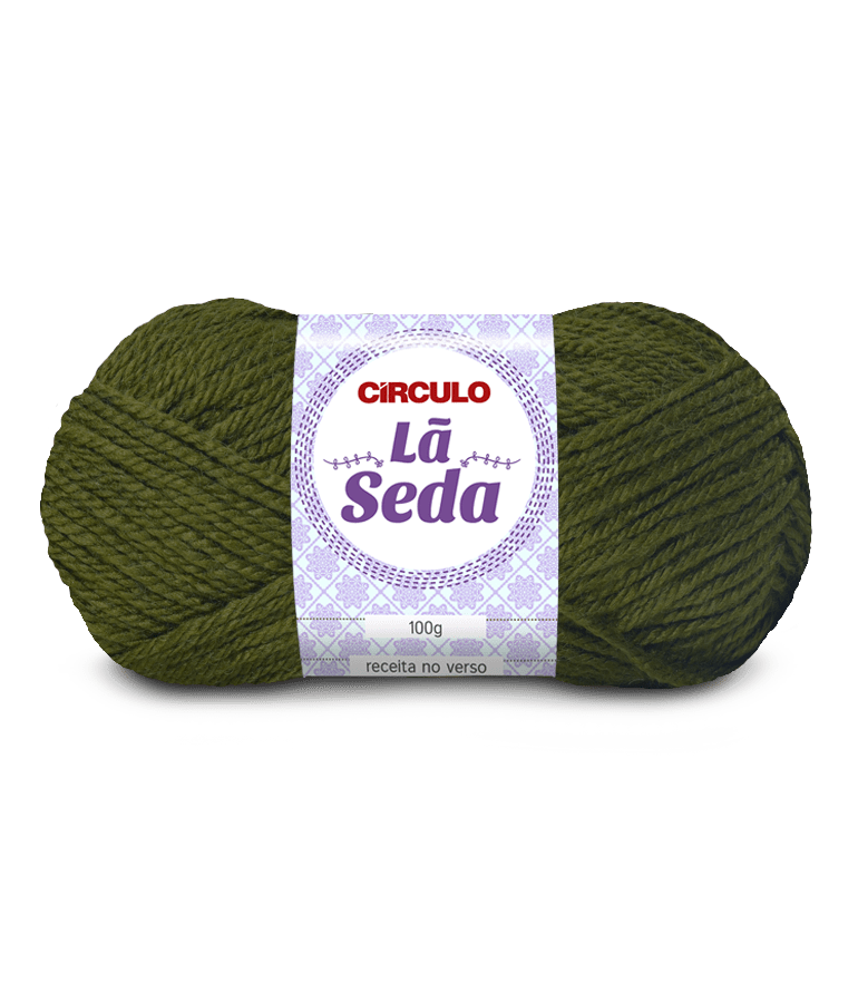 Círculo La Seda yarn, blend of 70% acrylic and 30% wool (100g/166m)