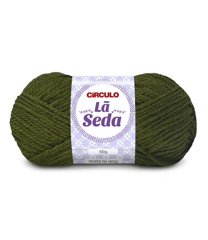 Círculo La Seda yarn, blend of 70% acrylic and 30% wool (100g/166m)