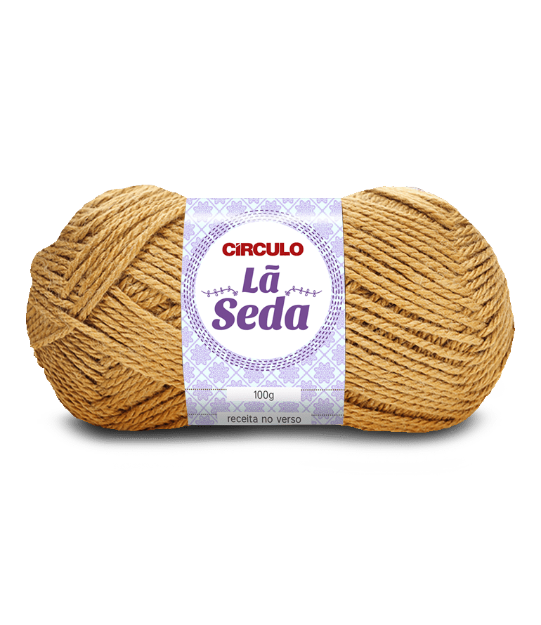 Círculo La Seda yarn, blend of 70% acrylic and 30% wool (100g/166m)