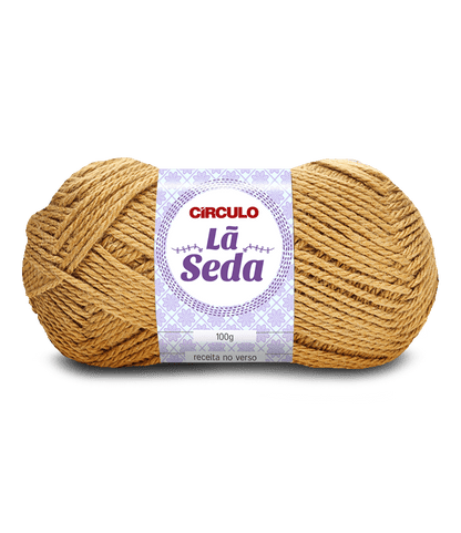 Círculo La Seda yarn, blend of 70% acrylic and 30% wool (100g/166m)