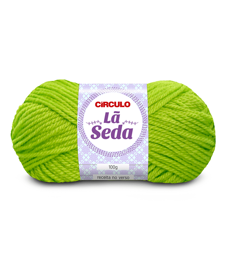 Círculo La Seda yarn, blend of 70% acrylic and 30% wool (100g/166m)