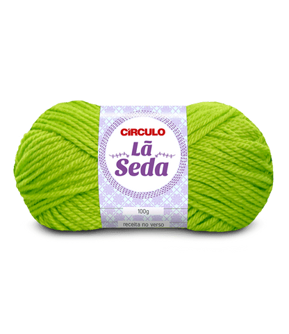 Círculo La Seda yarn, blend of 70% acrylic and 30% wool (100g/166m)