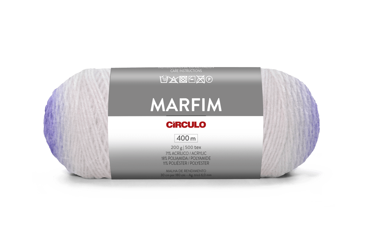 Círculo Marfim – Acrylic Gradient Cake Yarn (400 m / 200 g)