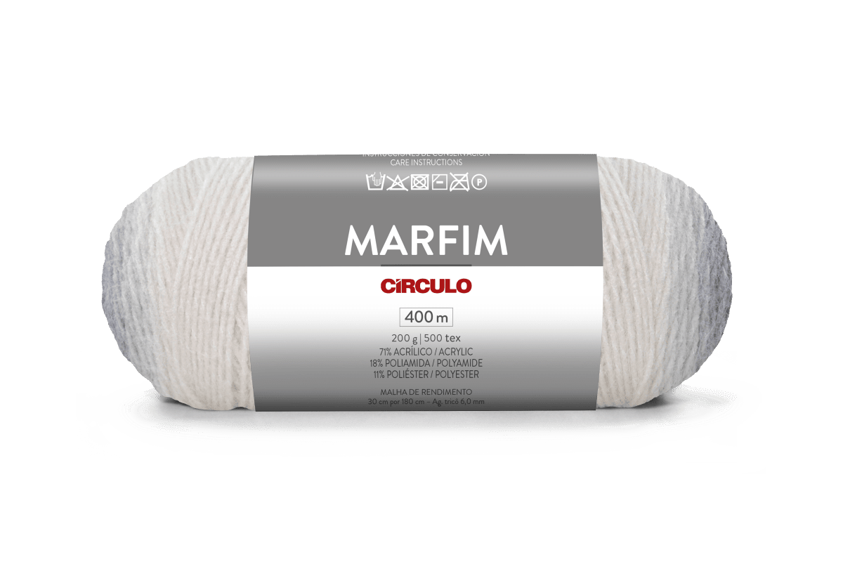 Círculo Marfim – Acrylic Gradient Cake Yarn (400 m / 200 g)