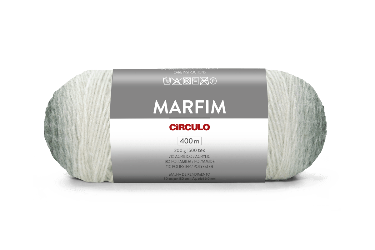 Círculo Marfim – Acrylic Gradient Cake Yarn (400 m / 200 g)