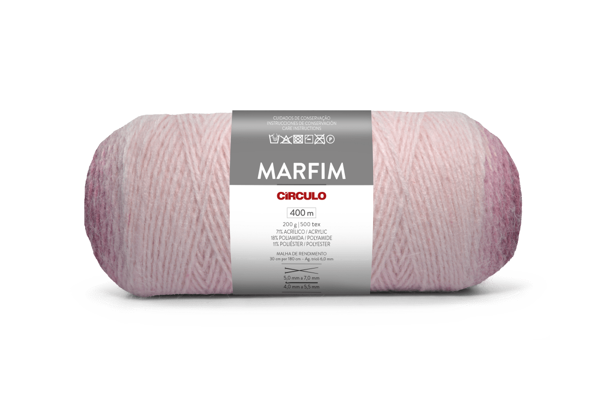 Círculo Marfim – Acrylic Gradient Cake Yarn (400 m / 200 g)