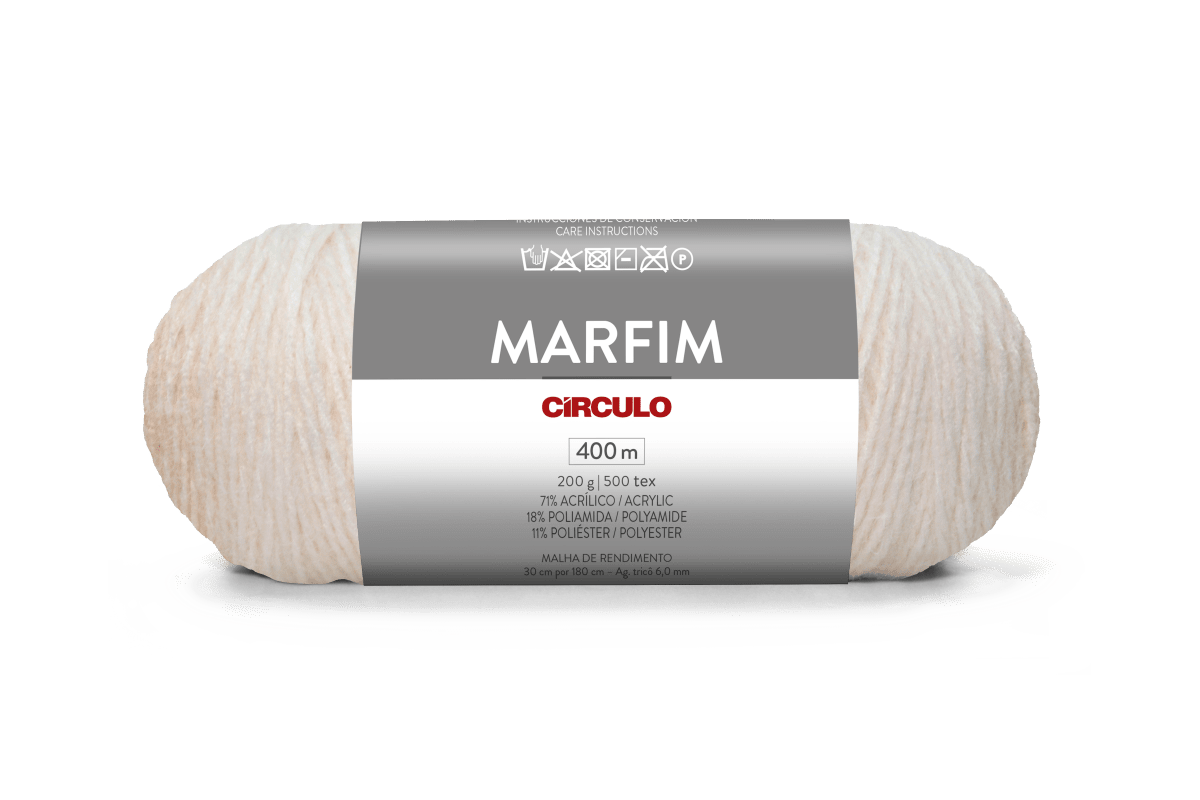 Círculo Marfim – Acrylic Gradient Cake Yarn (400 m / 200 g)