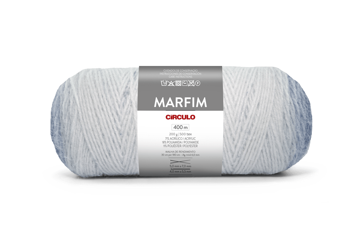 Círculo Marfim – Acrylic Gradient Cake Yarn (400 m / 200 g)