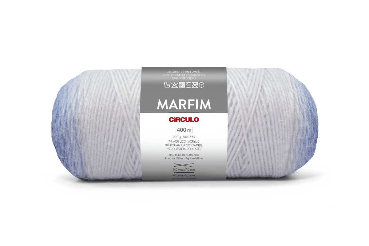 Círculo Marfim – Acrylic Gradient Cake Yarn (400 m / 200 g)