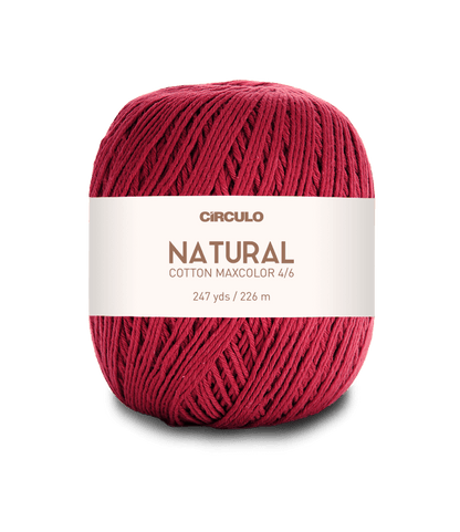 Circulo Natural Cotton Maxcolor (Barroco) 4/6 100% Cotton Yarn for Crochet and Knitting, 226m/200g - Leo Hobby Marketplace