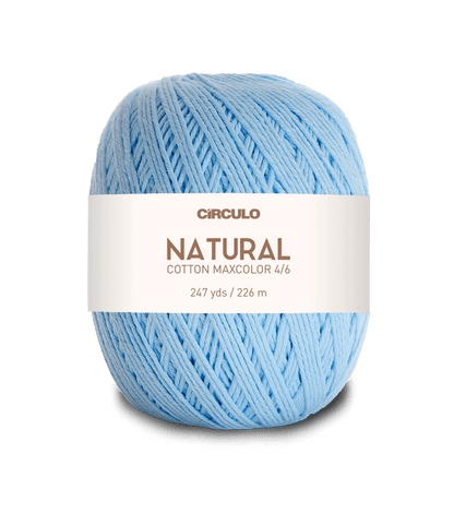 Circulo Natural Cotton Maxcolor (Barroco) 4/6 - 100% Cotton Yarn, 226m/200g