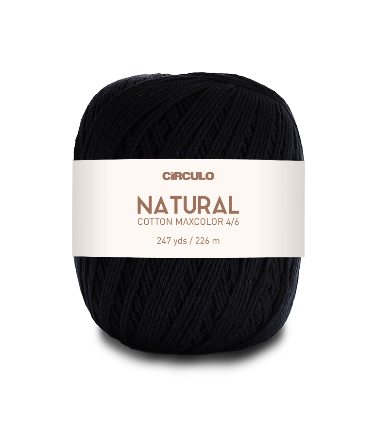 Circulo Natural Cotton Maxcolor (Barroco) 4/6 - 100% Cotton Yarn, 226m/200g