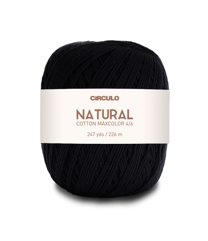 Circulo Natural Cotton Maxcolor (Barroco) 4/6 - 100% Cotton Yarn, 226m/200g