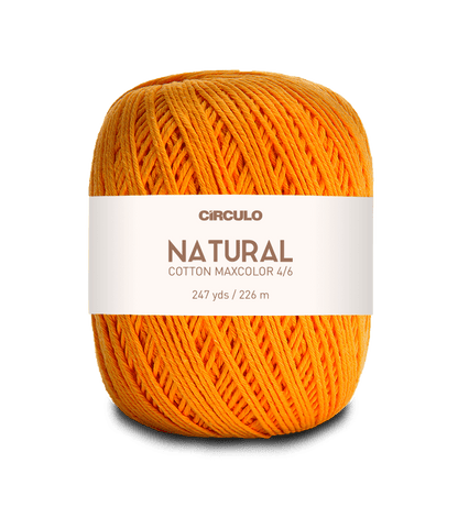 Circulo Natural Cotton Maxcolor (Barroco) 4/6 - 100% Cotton Yarn, 226m/200g