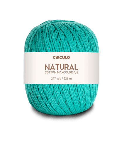 Circulo Natural Cotton Maxcolor (Barroco) 4/6 - 100% Cotton Yarn, 226m/200g