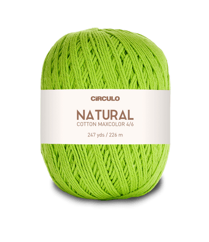 Circulo Natural Cotton Maxcolor (Barroco) 4/6 - 100% Cotton Yarn, 226m/200g