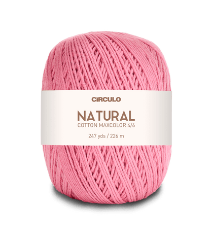 Circulo Natural Cotton Maxcolor (Barroco) 4/6 - 100% Cotton Yarn, 226m/200g