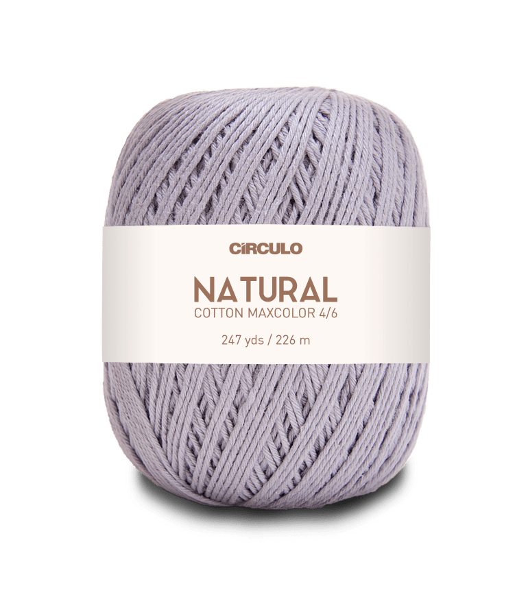 Circulo Natural Cotton Maxcolor (Barroco) 4/6 - 100% Cotton Yarn, 226m/200g