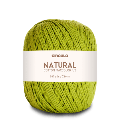 Circulo Natural Cotton Maxcolor (Barroco) 4/6 - 100% Cotton Yarn, 226m/200g