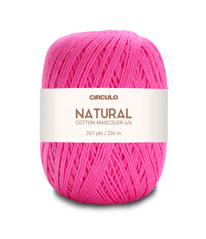 Circulo Natural Cotton Maxcolor (Barroco) 4/6 100% Cotton Yarn for Crochet and Knitting, 226m/200g - Leo Hobby Marketplace