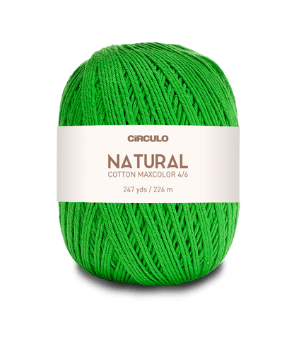 Circulo Natural Cotton Maxcolor (Barroco) 4/6 - 100% Cotton Yarn, 226m/200g