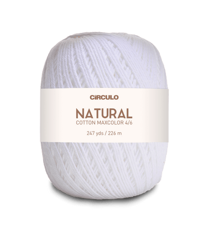 Circulo Natural Cotton Maxcolor (Barroco) 4/6 100% Cotton Yarn for Crochet and Knitting, 226m/200g - Leo Hobby Marketplace