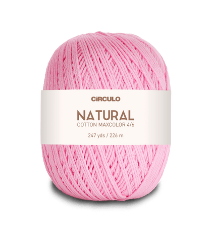 Circulo Natural Cotton Maxcolor (Barroco) 4/6 - 100% Cotton Yarn, 226m/200g