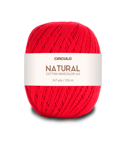 Circulo Natural Cotton Maxcolor (Barroco) 4/6 100% Cotton Yarn for Crochet and Knitting, 226m/200g - Leo Hobby Marketplace