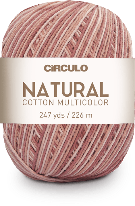 Círculo Natural Cotton Multicolor 4/6 – Cotton Yarn (226 m / 200 g)