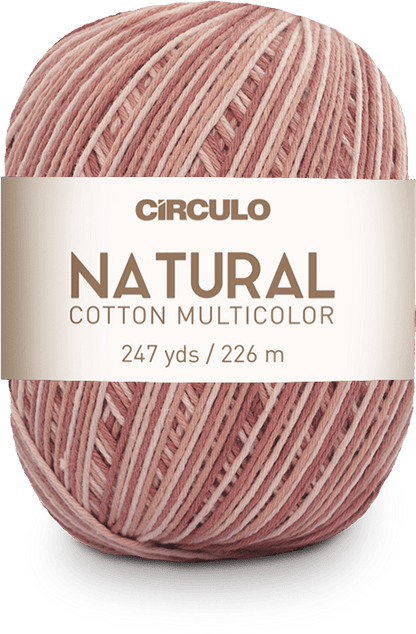 Círculo Natural Cotton Multicolor 4/6 – Cotton Yarn (226 m / 200 g)