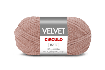Círculo Velvet – 100% Polyester Chenille Yarn (165 m / 100 g)