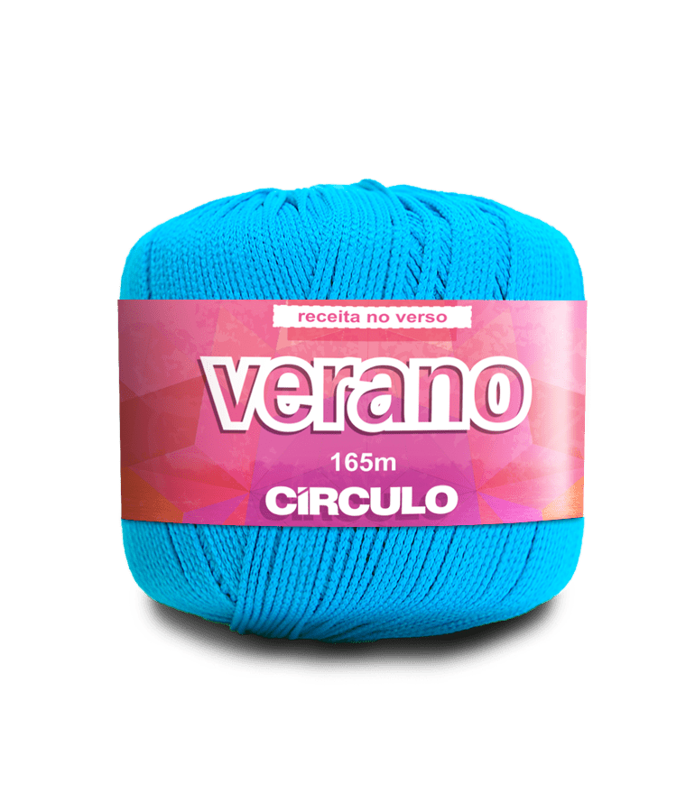 CIRCULO Verano Yarn, Perfect for Beachwear, Bikinis & Cover-Ups, Quick-Drying & Lightweight, Fingering Weight, 100% Polyamide, 50g / 165m