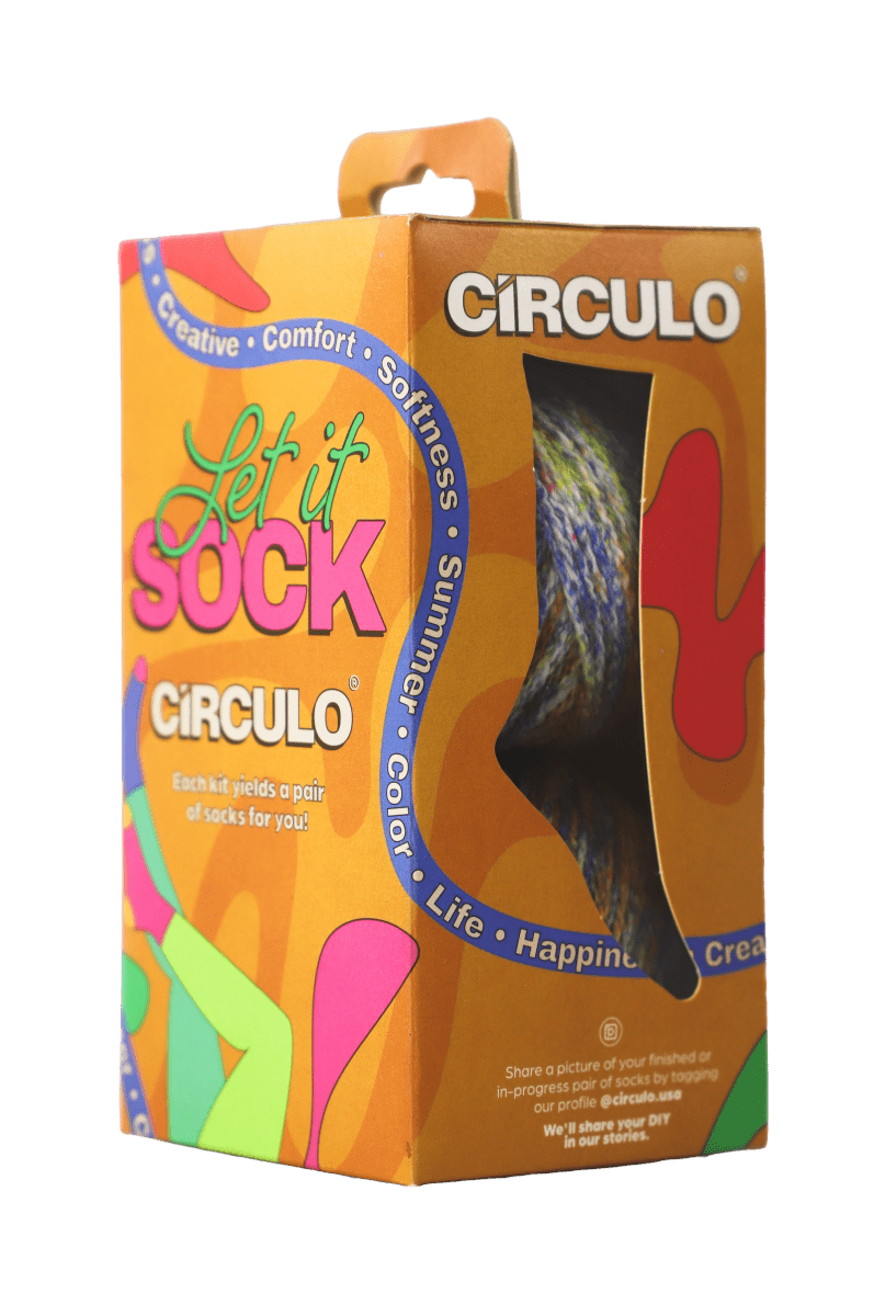 Let It Sock! - Circulo Sock Yarn Kit (94% Brazilian Cotton, 6% Elastane)