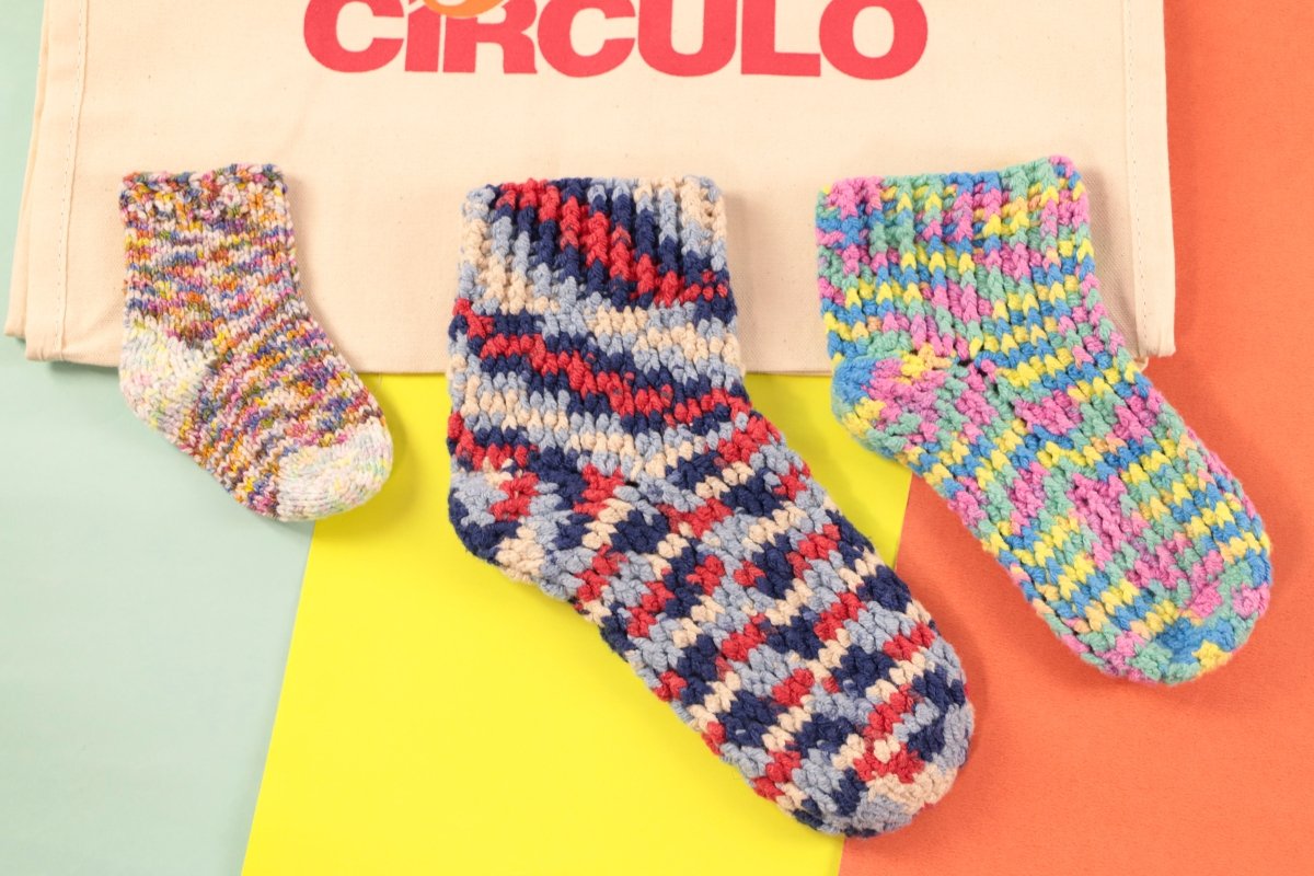 Let It Sock! - Circulo Sock Yarn Kit (94% Brazilian Cotton, 6% Elastane)